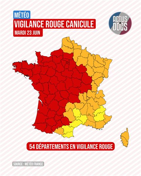Carte des vigilances