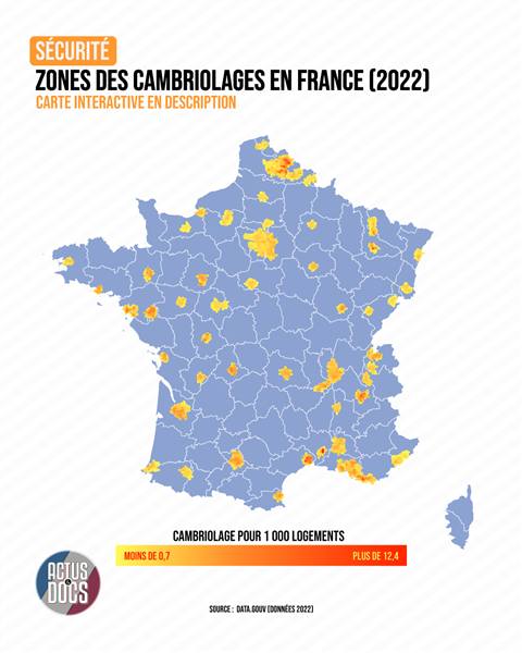 Cambriolages en France