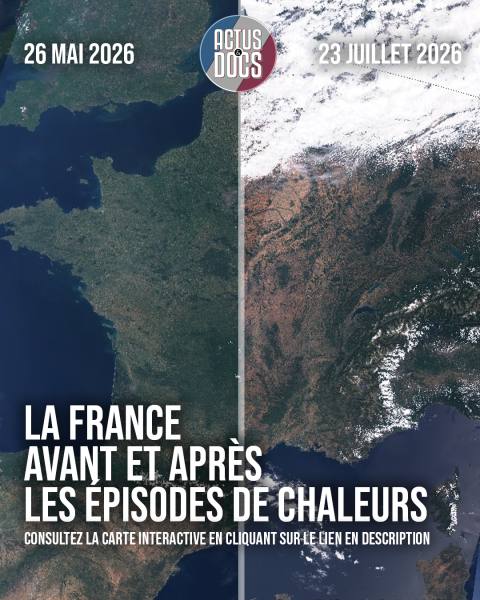 Sécheresse vue du ciel